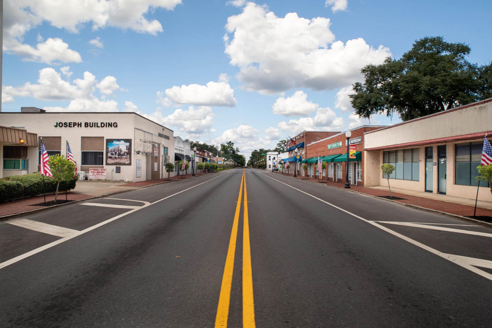 King Avenue in downtown Kingsland
